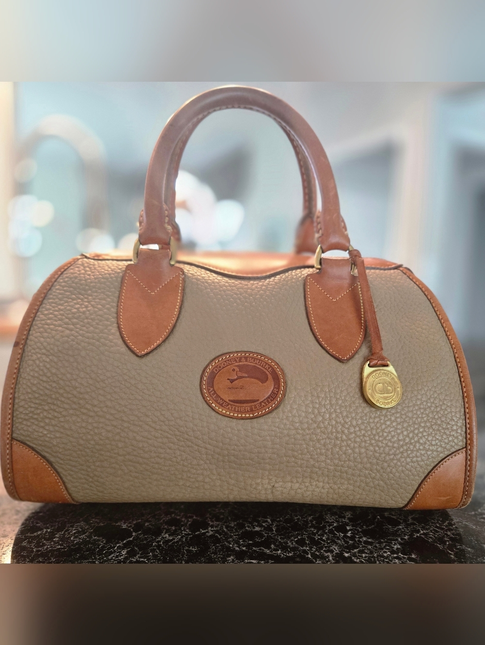 Vintage Dooney & Bourke AWL Satchel – Made in USA Era